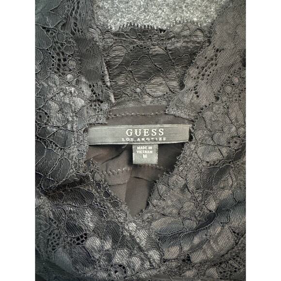 Guess Lace V Neck Bodysuit - Picture 2 of 7